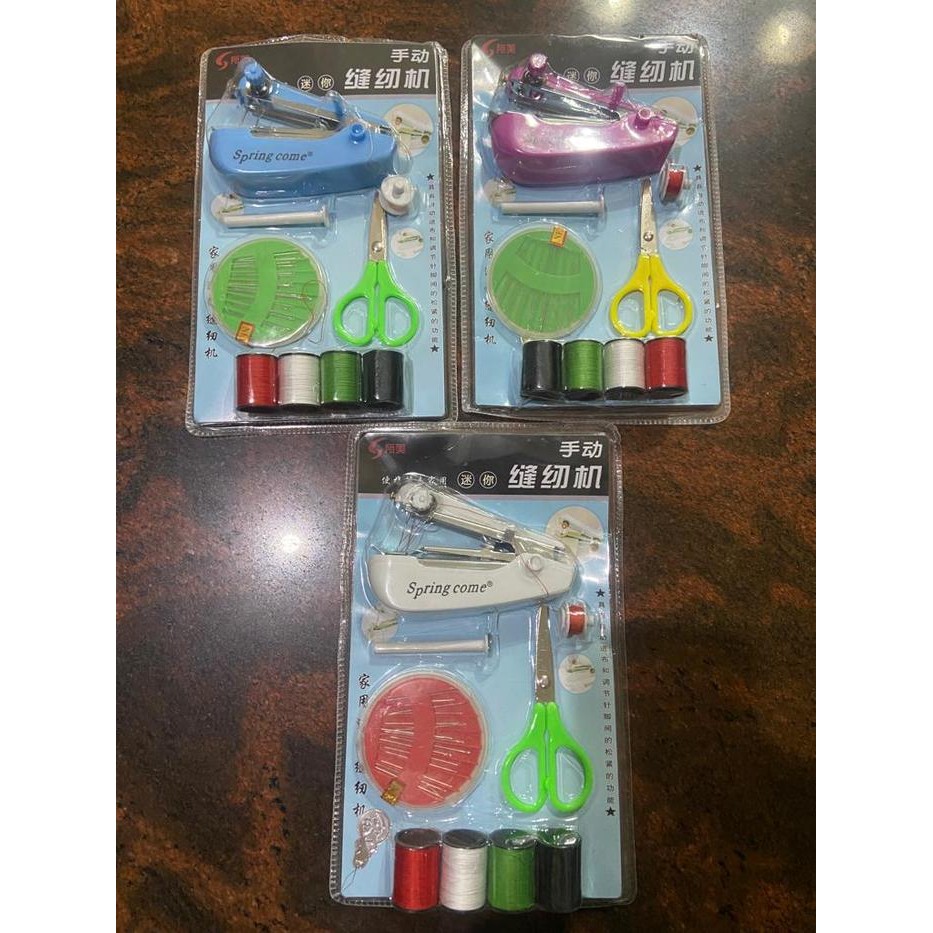 

Mesin Jahit Mini Spring Come /Alat Jahit Tangan Portable (Komplit Set)