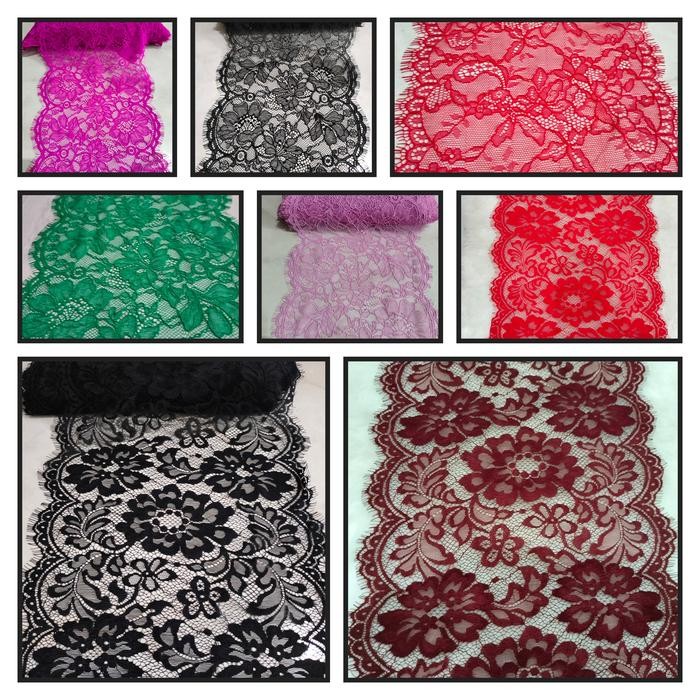 

renda kumis renda Paris harga perlembar isi 1.5 mtr dan 3 meter