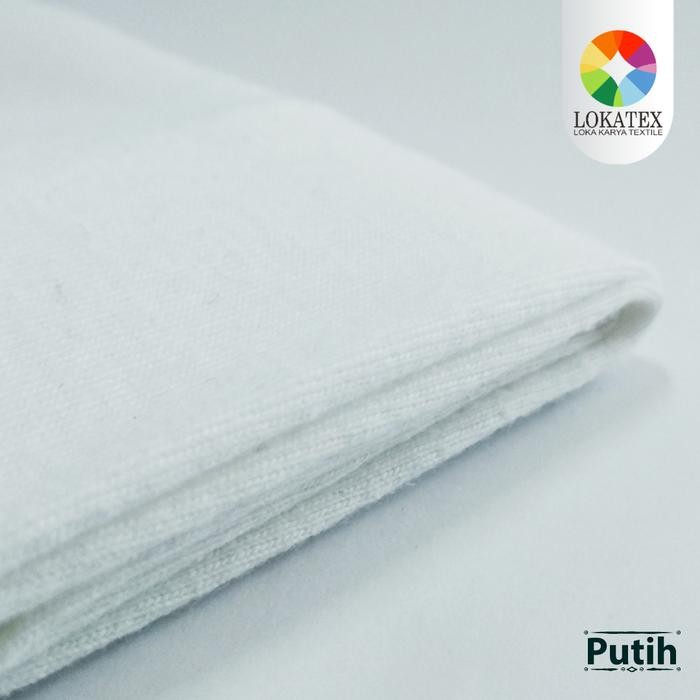 

KAIN KATUN/COTTON COMBED 20S PUTIH BAHAN LEMBUT (BAHAN KAOS)