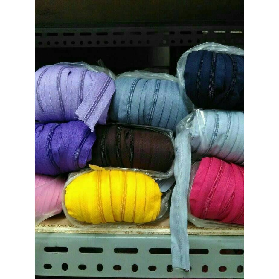 

daun resleting sleting seleting zipper 05 jual/1rol isi 90meter murah