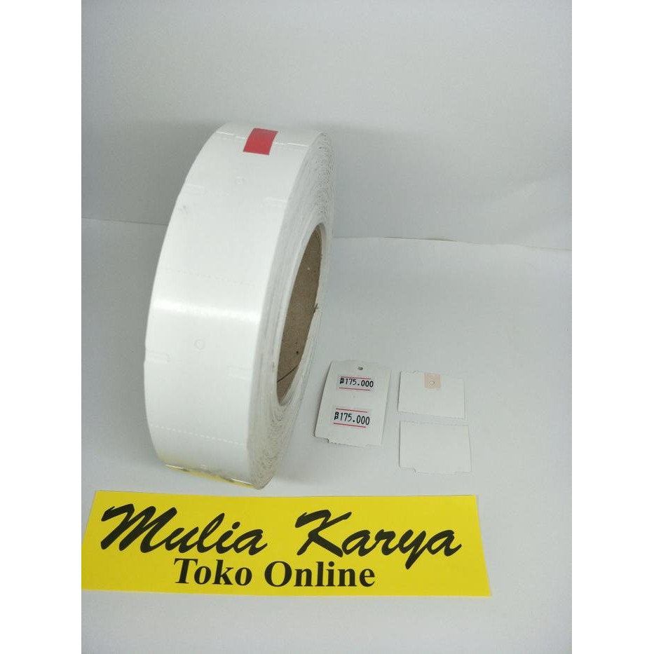 

Karton price tag / Kertas tag harga