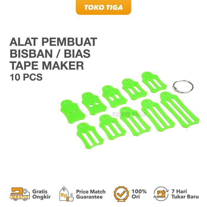 

Alat Pembuat Bisban / Bias Tape Maker / Jelly Roll Sasher Tool