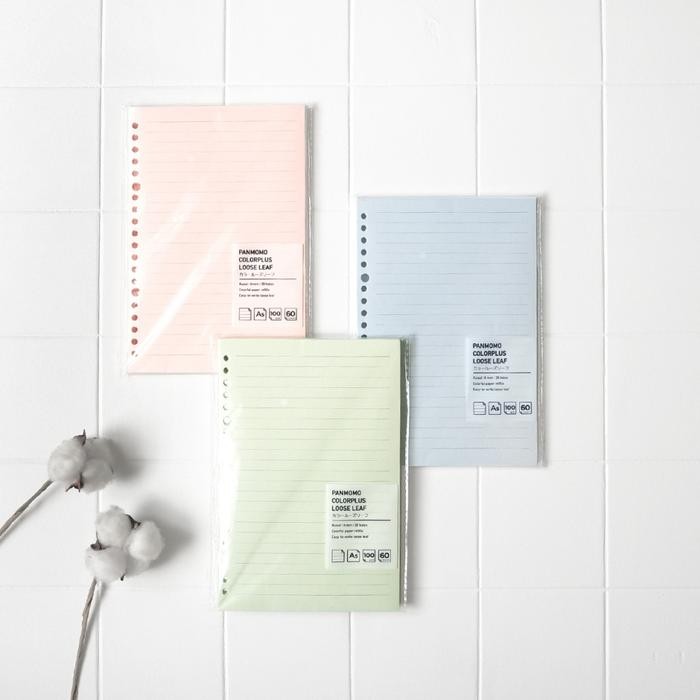 

Colorplus Loose Leaf A5 B5 Panmomo Kertas Loose Leaf Warna Isi 60 Lbr