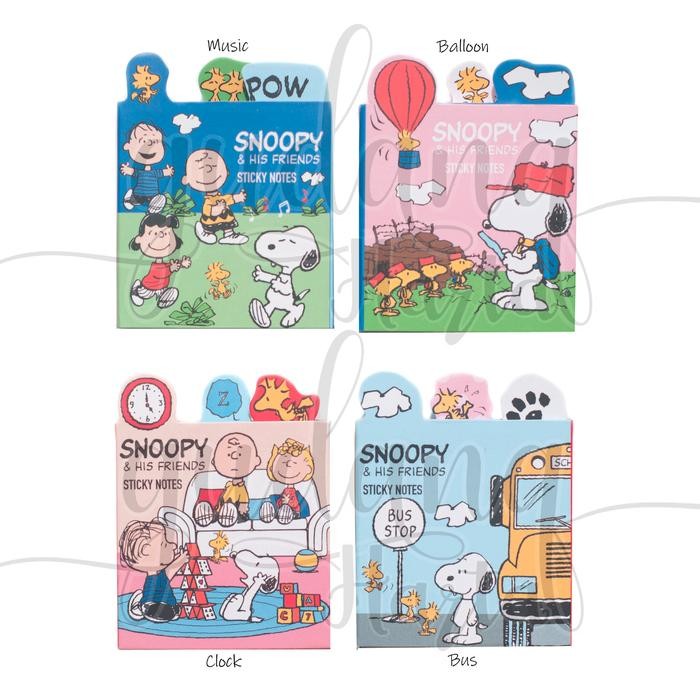 

Sticky Notes Snoopy Lucu Unik Anjing Memo GH 301032