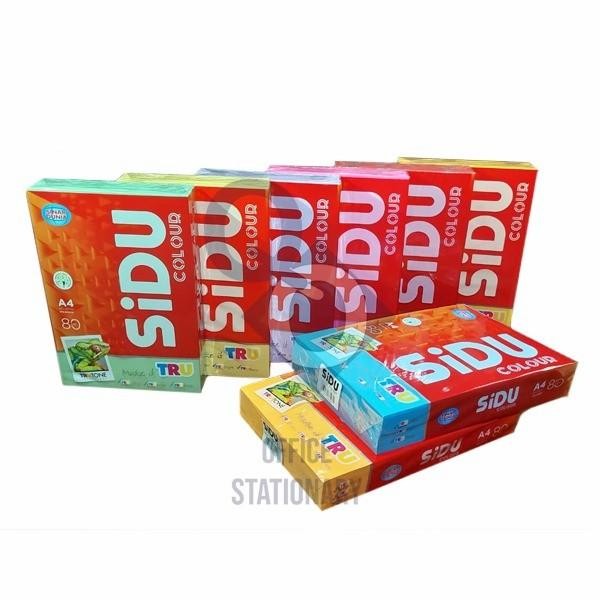 

Kertas HVS A4 Warna Sinar Dunia SIDU A4 80gr 80 gram SIDU Colour 2 - 240 Saffron
