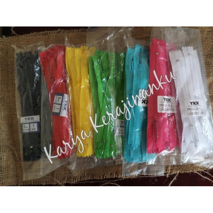 

1 lusin Resleting 15cm ykk