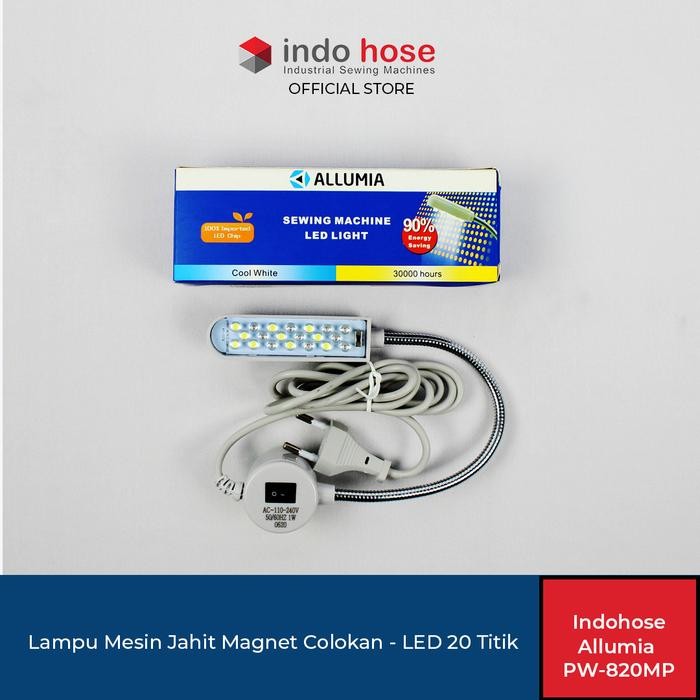 

Indohose Allumia 820MP Lampu Mesin Jahit Colokan Listrik LED 20 Titik