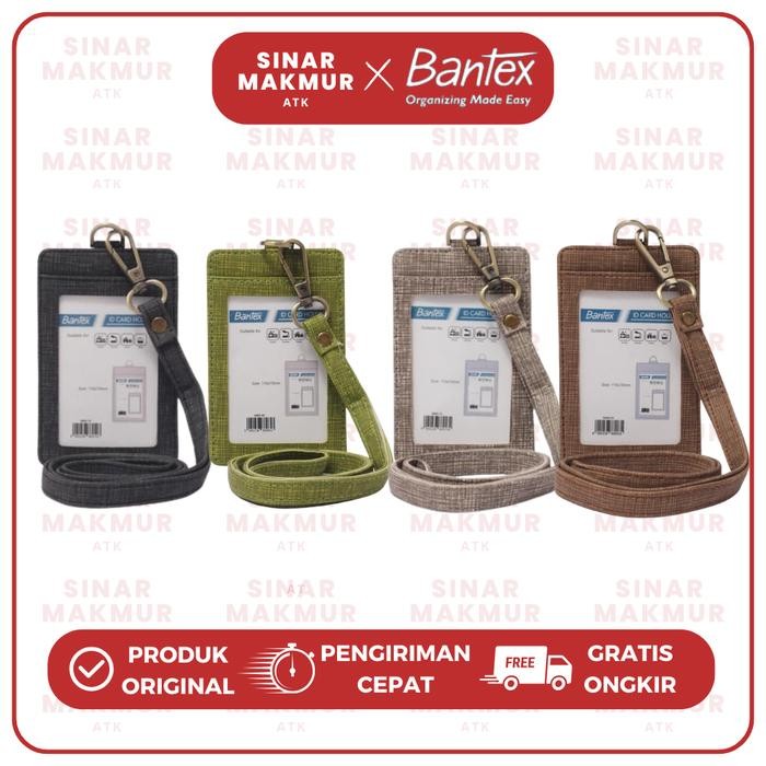 

Lanyard ID Card/IC Holder/Gantungan Kartu ID/Name Tag Potrait Syntethic Leather Bantex 8869 (Pcs)