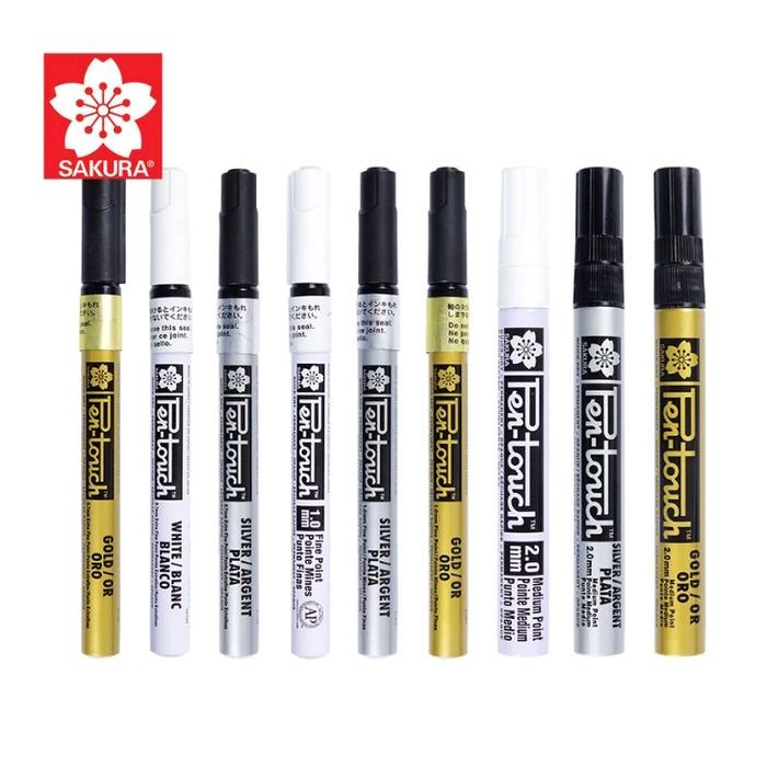 

Sakura Pen Touch White / Silver / Gold / Copper