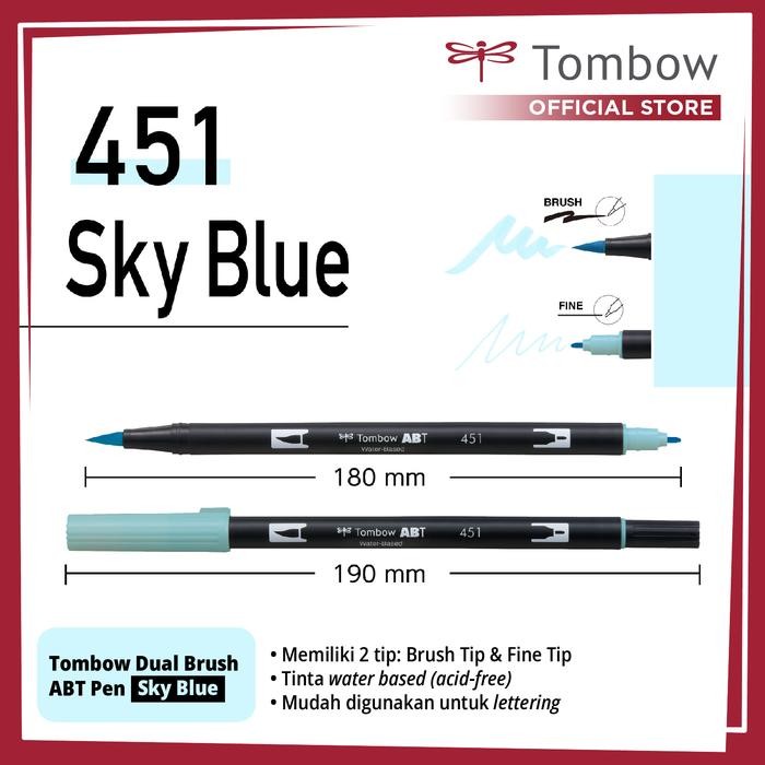 

ABT Dual Brush Pen Sky Blue