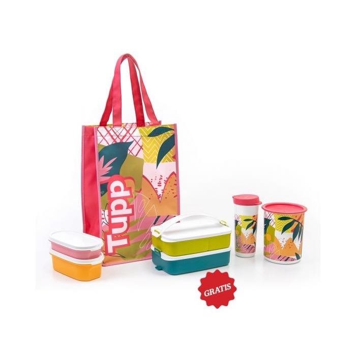 Tupperware T bestie set / bestie paket bekal makan free