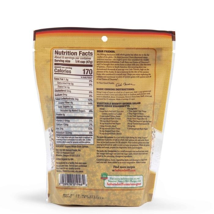 

Bob'S Red Mill Tricolor Quinoa Organik 369 Gr