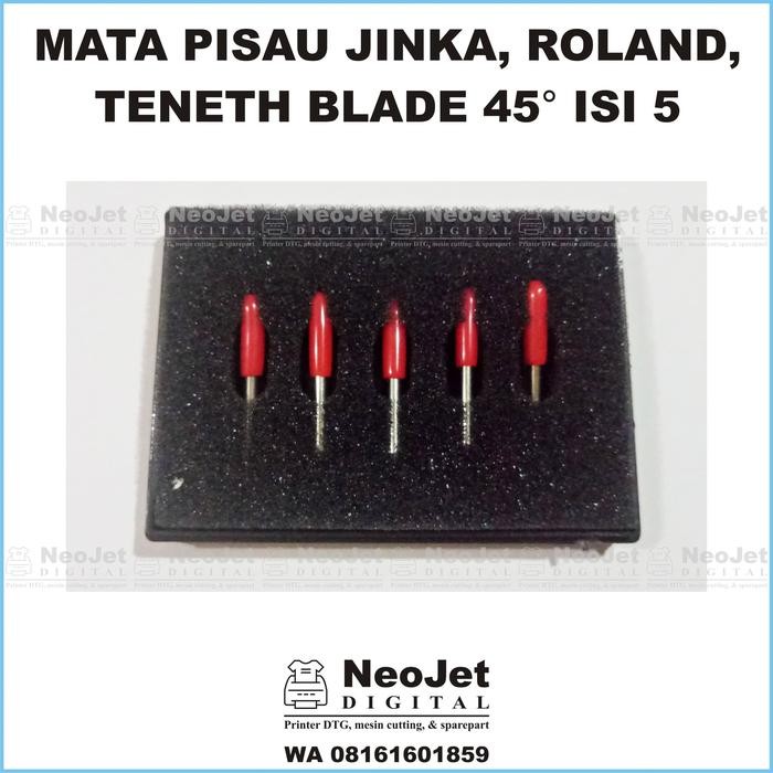 

MATA PISAU JINKA ROLAND TENETH BLADE 45 DERAJAT ISI 5 KODE 553