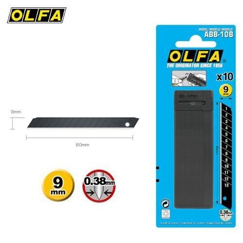 

REFILL BLADE OLFA ABB-10B 9 MM SPARE BLADE (10 PCS) KODE 543