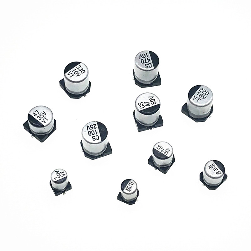 12pcs/lot 35v 220uf SMD Aluminum Electrolytic Capacitors size 8*10.5 220uf 35v