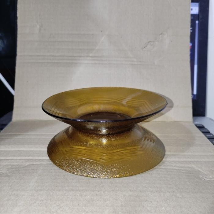 NEW PIRING TATAK GELAS KACA POLOS WARNA / TATAKAN GELAS ISI 12PCS *