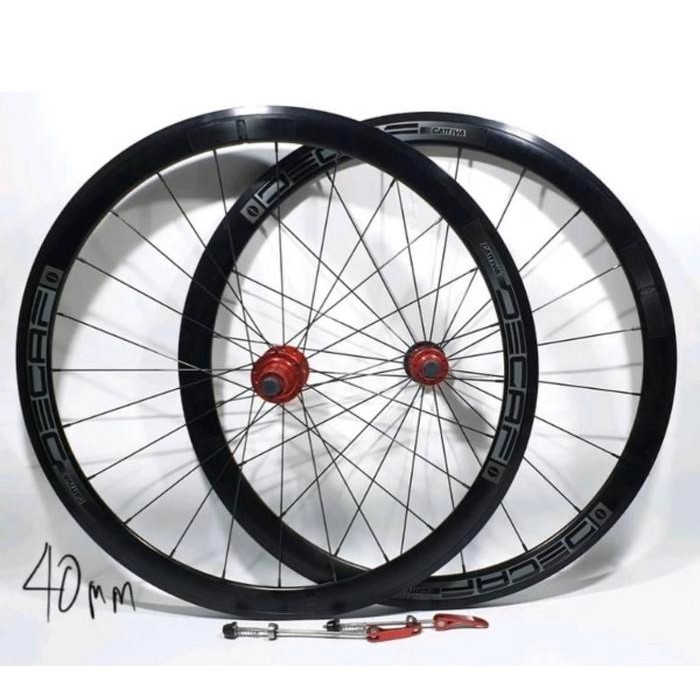 Wheelset decaf 700c 40mm wheelset roadbike