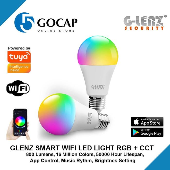 GLENZ SMART WIFI LED BULB RGB BOHLAM LED WIFI by TUYA SMART
