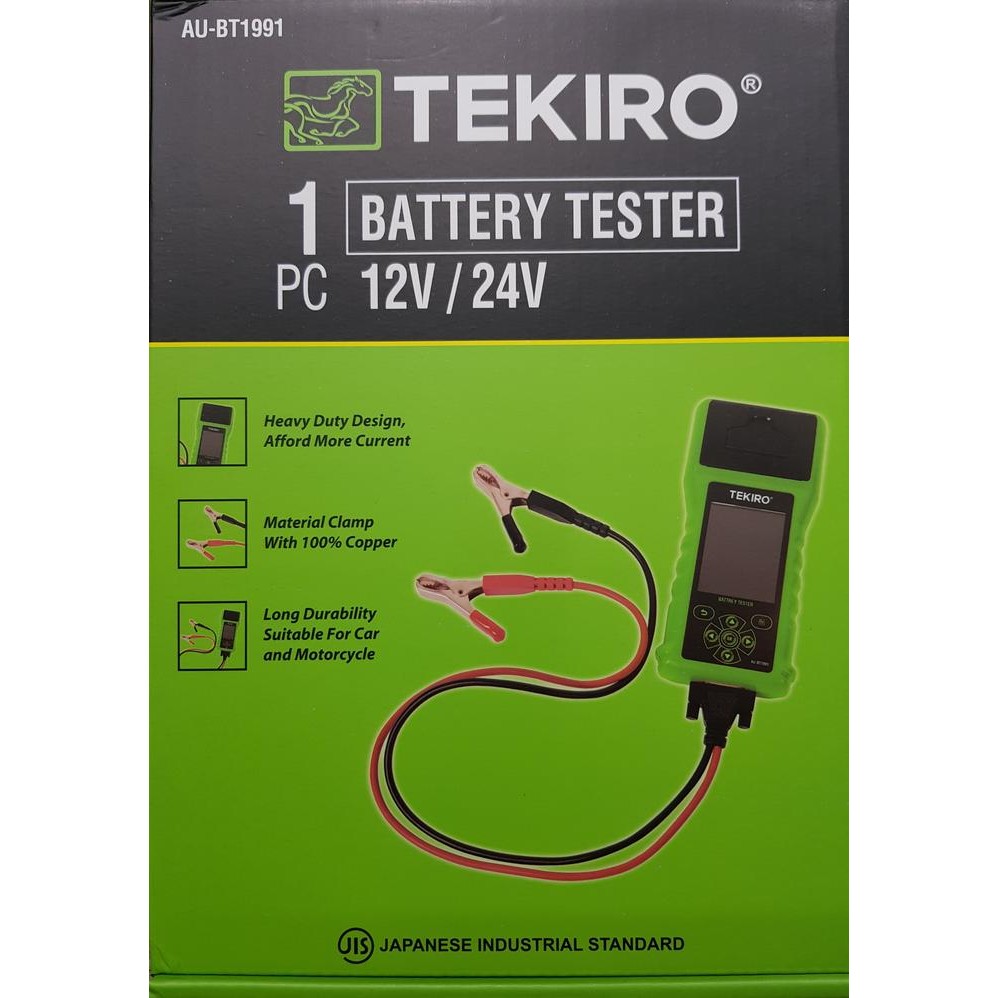 Tekiro Battery Tester PC 12V / 24V