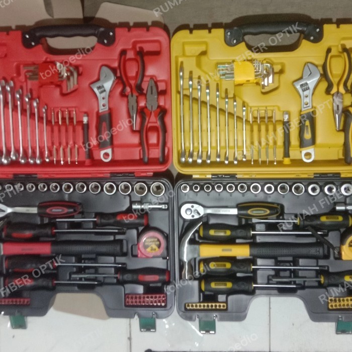 MECHANIC TOOLKIT SET KRISBOW/Toolkit mekanik set 78 pcs merk krisbow