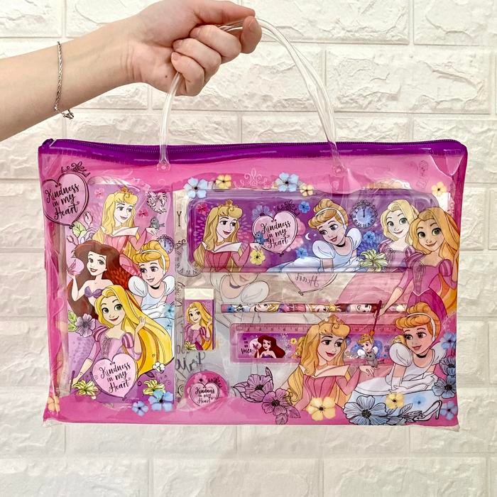 

Stationery Set W Bag Disney Princess Original