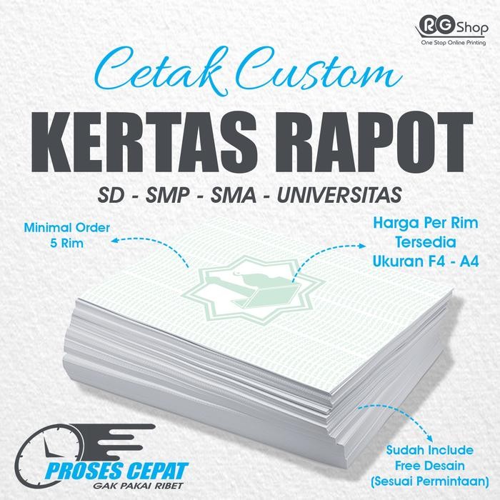 

Etak Kertas Rapot Custom K13 / Kertas Isi Rapot Sekolah / Raport Sekolah Sd Smp Sma Madrasah