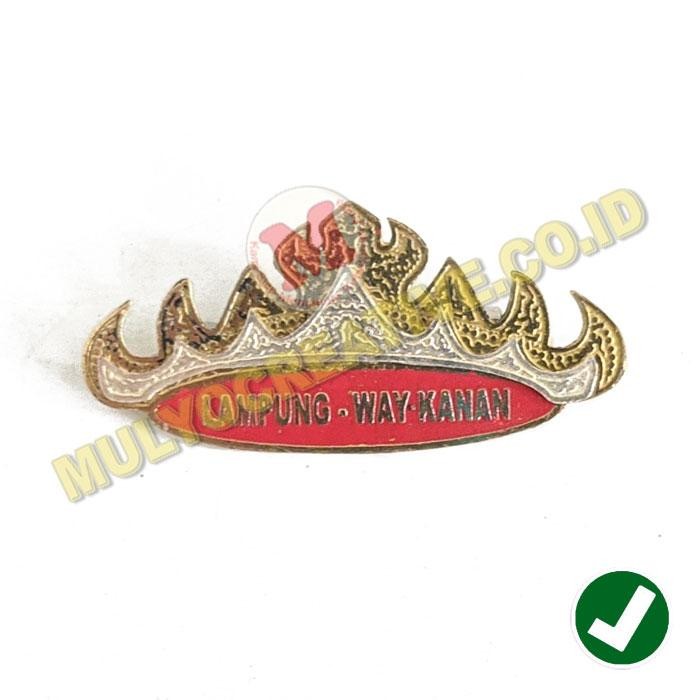 

Pin Siger Lampung Way Kanan Pengait Peniti Pin Siger Murah PREMIUM