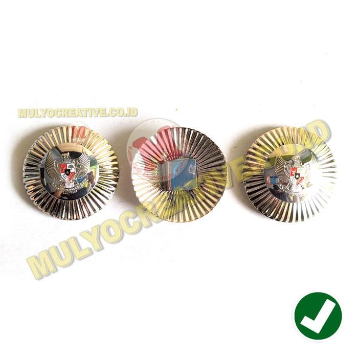 

Lencana Tanda Jabatan Lurah Ukr. 5.5 Cm Tanda Jabatan Magnet Silver PREMIUM