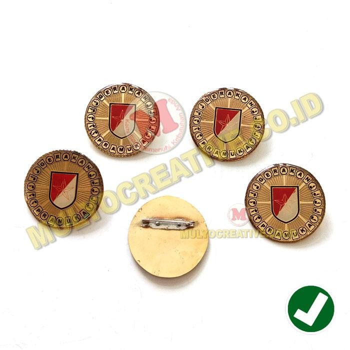 Lencana Pelatih KPL Pramuka Pandega - Pin KPL Penegak Kuning Murah PREMIUM