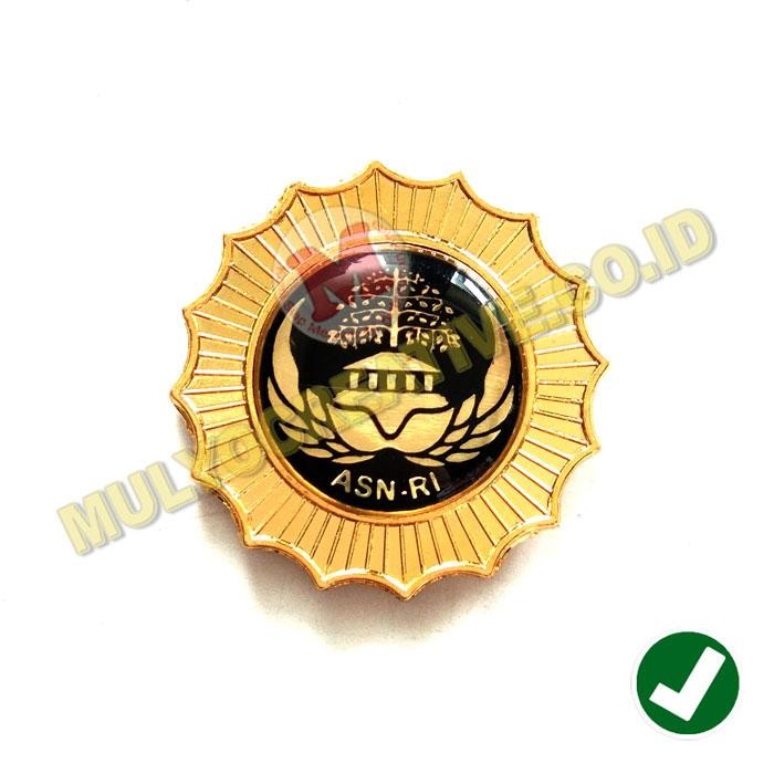 

Lencana Pin ASN Korpri Warna Hitam - Pin Magnet ASN RI Golongan 2 PREMIUM