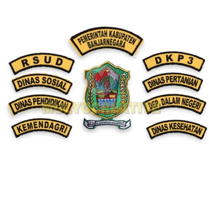 

Bed Bordir Dinas Kabupaten Banjarnegara - Bordir Logo Pemkab PREMIUM