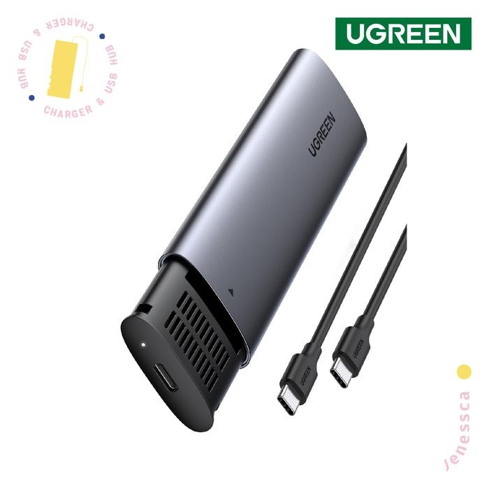 Terbaru Ugreen Ssd Enclosure M.2 Nvme Ssd External Case Type-C 10Gbps