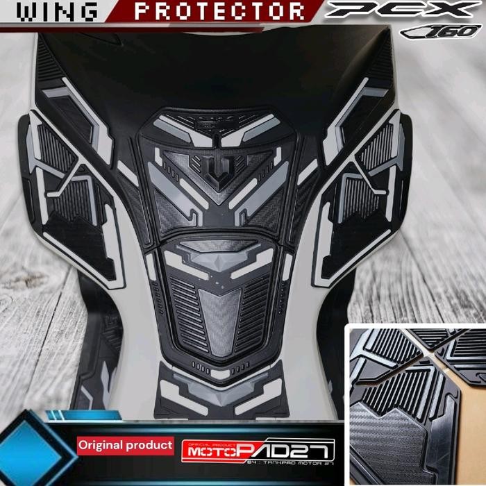 BARU TANKPAD PCX 160 KARET PREMIUM PELINDUNG TANGKI BODY PROTECTOR PCX160 AKSESORIS