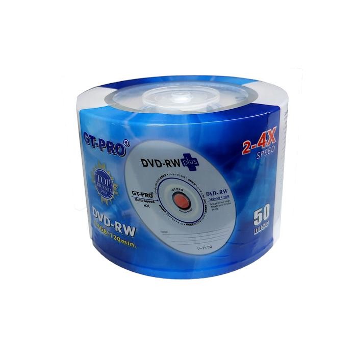 Dvd Kosong / Disc Blank Gt-Pro Dvd-Rw Plus Isi 50Pcs