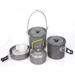 Cooking Set Ds 700 / Cooking Set Camping Outdoor / Alat Masak Camping