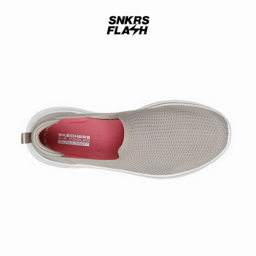 SKECHERS GO WALK 7 TAUPE Sepatu Casual Wanita - 125218TPE - Size 37