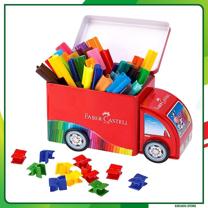 

Connector Pen 33 Warna Faber Castell / Truck Tin