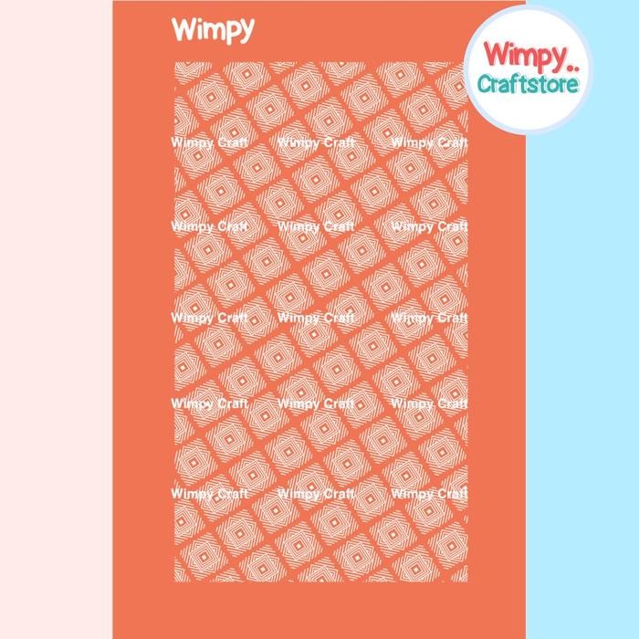 

Polymer Clay Silk Screen Cetakan Texture Motif Stencil Screen Sablon13