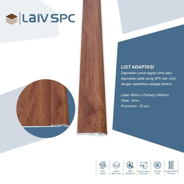 Lis Adaptasi/ Lisa Transisi/Lis Vinyl/Lis Spc/Lis Molding/Lis Parkeet