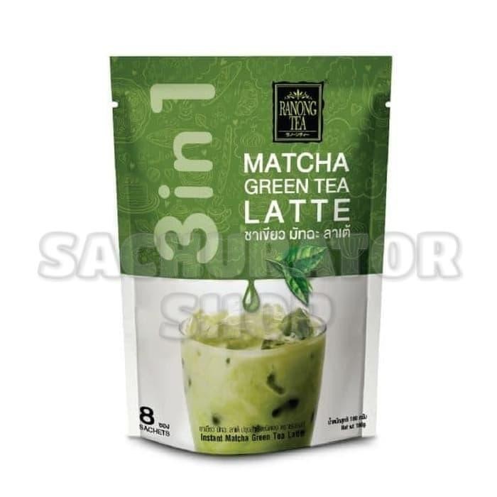 

Teh Impor Import Ranong 3 In 1 3In1 Macha Matcha Green Tea Latte 8' S