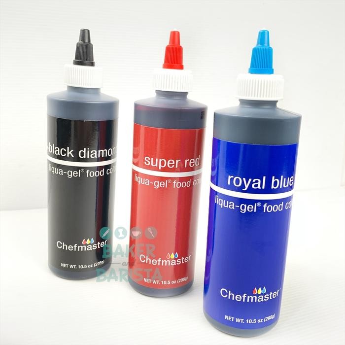 

NEW! CHEFMASTER FOOD COLORING 298GR 10.5OZ / PEWARNA MAKANAN IMPORT
