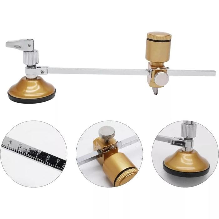 

Jangka Pemotong Kaca Kompas Diameter Lingkaran Alat Potong Ubin Circle Round 60Cm