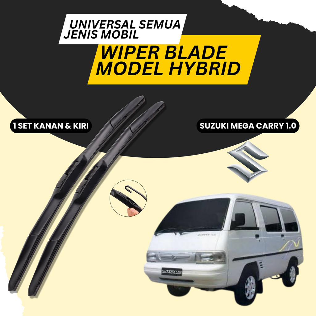 Wiper Hybrid Mobil Suzuki Carry 1.0 Satu Pasang Kiri Kanan