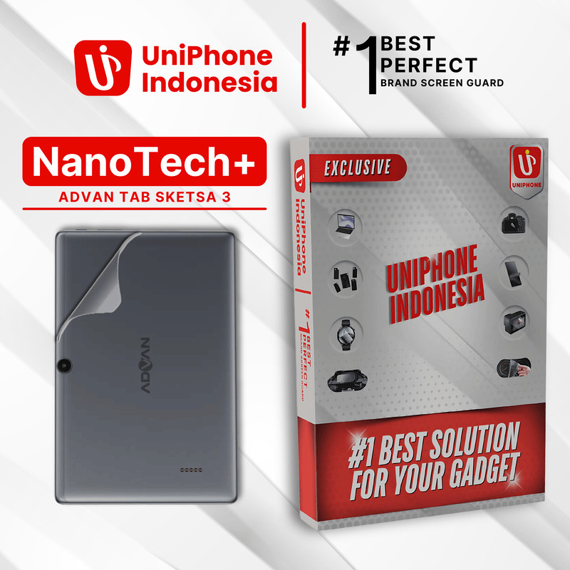 UniPhon EPU BIO GENESIS Hydrogel for ADVAN Tab Sketsa3 / Back Cover Guard Protector (Nanotech+ 100% 