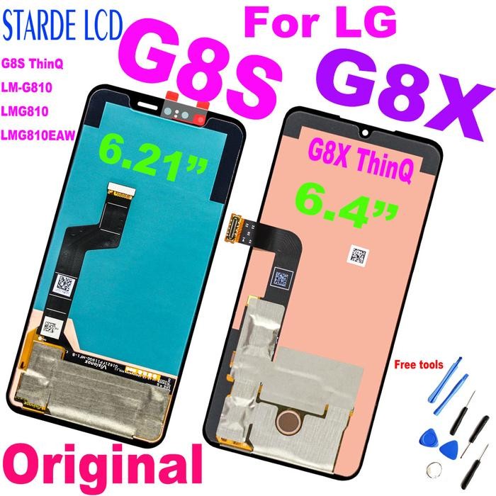 Original 6.4" For LG G8X ThinQ LCD Display Touch Screen Digitizer Assembly 6.21" G8S ThinQ LM-G810 L