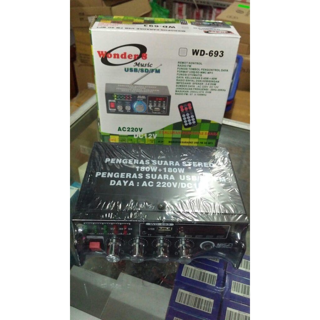 Power Amplifier 2 channel WD 693