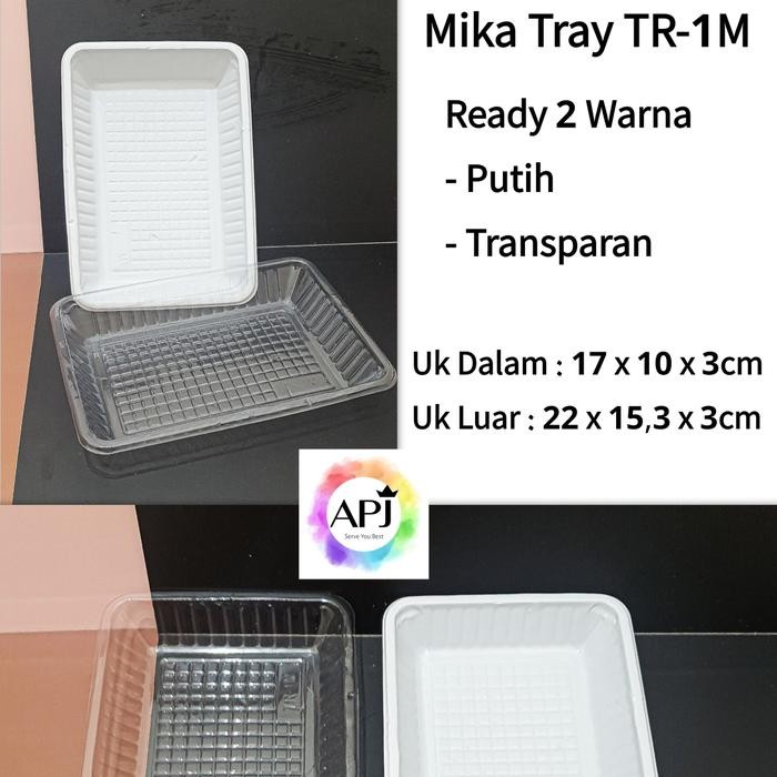 Tray Mika Buah & Sayur TINGGI TR-1M / Tray Mika Sayur Buah / Tray Mika