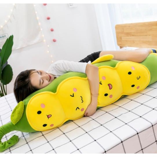 Boneka Kacang Doll Ercis Polong Lucu Guling Mainan Anak Kado Gift