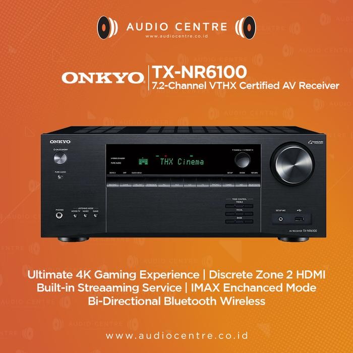 Onkyo TX-NR6100 TXNR 6100 TX NR 6100 AV Receiver 7Ch 4K 8K Dolby Atmos