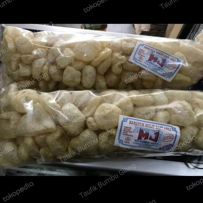 

Kerupuk Kulit Sapi Asli Matang / Kerecek Sayur